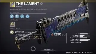 The lament exotic sword breaking barrier champion | Destiny 2
