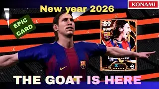 Finally I got New year Lionel messi epic card .#efootball #messi #viral #efootballmobile #efootball 