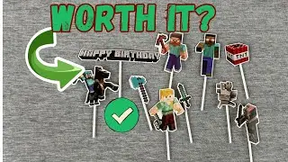 Nice Minecraft Cake Topper - Honest Review
