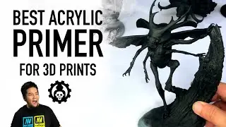 Best ACRYLIC Primer for 3D Printed Figures | 2021 | Vallejo MECHA Color