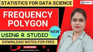 Frequency polygon Graph in Statistics | Practical to demonstrate how to create a Frequency polygon