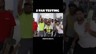 2 fan testing #viralvideo #experimnent #automobile #youtubeshorts #funny #facts #video #fanart