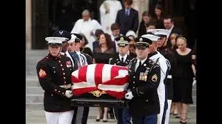John McCain eulogized by Obama, Bush at memorial service