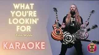 ZAKK WYLDE - What You're Lookin' For (Karaoke)