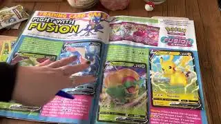 ASMR Pokémon Magazine tracing & Flip-Through✨soft spoken & page turning sounds