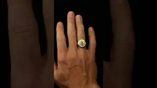 18k Solid Gold Lion Ring