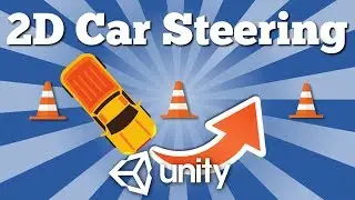 How to Create 2D Top Down Car Steering Feature for Unity Game? Simple 2D Tutorial.