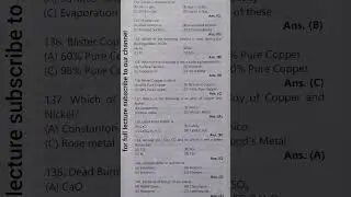 Chemistry important MCQs HP TET