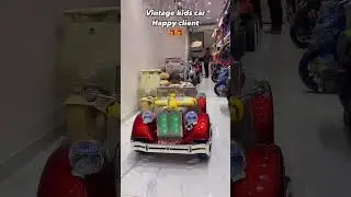 Cute Vintage Kids Car 😍🥰    #11cart #automobile #lifeisbutadream #toys #trending #cute #cutebaby