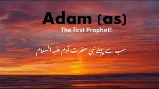 Hazrat Adam (A.S): The first prophet: Sab se phaly Nabi Hazrat Adam (A.S)