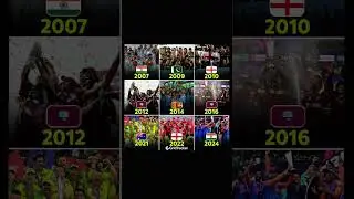 ICC T20 World Cup winners list' 2007-2024