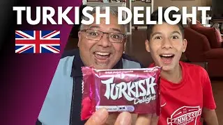 Americans Try Turkish Delight | 🇬🇧 British Sweet | Snack Review