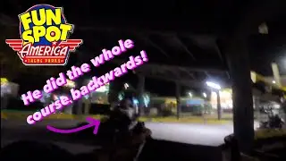 Fun Spot Orlando&rsquo;s Go Karts are Out of Control! + White Lightning Night Rides