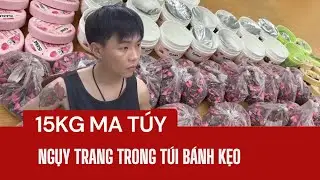[B&Aacute;O 24H]  Bắt đối tượng vận chuyển hơn 15kg ma t&uacute;y ngụy trang trong t&uacute;i b&aacute;nh kẹo