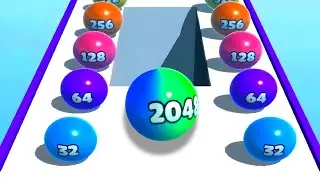 Ball Merge 2048 | Gameplay Walkthrough Part 2 Levels 17-18 /Android,iOS\.