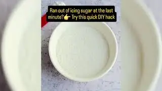 👉 Ran Out of Icing Sugar? Make It in 30 Seconds!