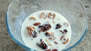Add Milk into Dates and Nuts, the result will surprise you!!