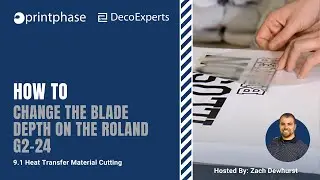 How to Change the Blade Depth on the Roland GS-24 Cutter