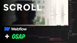 Webflow + GSAP Scroll Animation &mdash; Photo Blur & Scale Reveal Effect