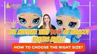 The mistake that 90% of mascot buyers make. How to choose the right size?