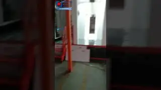 PP plate automatic powder coating booth 2