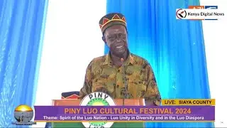 'This is the ground where Jaramogi Admired my mother & married her!' Funny Oburu Odinga Cracks!!