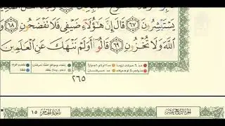 شرح + تفسير - لسورة الحجر من آية ( ٧١ ) إلى آية ( ٩٩ ) - للشيخ : فهد العمار .