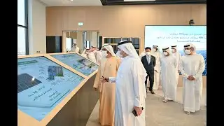 محمد بن راشد يدشن المشروع الأول من المرحلة الخامسة في مجمع محمد بن راشد آل مكتوم للطاقة الشمسية