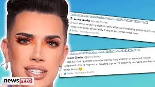 James Charles TWEETS & DELETES After Haters Shade Him!