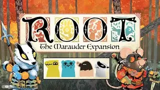 Tabletop Root 4-Player (Lizards, Riverfolk, Moles, Keepers) Gameplay