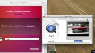 Convert HuffYUV in .AVI to .MP4 Free on Mac