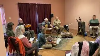 Shanti Salish Kirtan Band in Port Townsend, WA on 9/25/25 w/ Navratri storytelling by Kaya Mindlin.