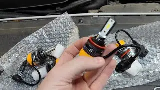 Led лампочки з аліекспрес у фари на форд фюжен USA що з того вийшло