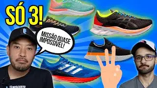 Só pode ESCOLHER 3 TÊNIS !! (1 Amortecimento, 1 Tiros/Provas e 1 Barato)