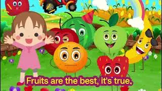 Let's go to the fruit garden | Fruits name | education cartoon video | English learning #kidsvideo