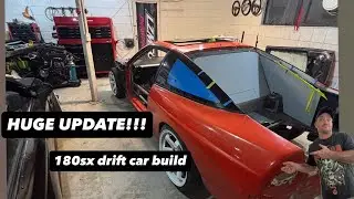 180sx drift car build | rear fire wall and s13's missing chassis rail DIY fix