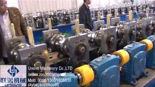 Highway Guardrail Roll Forming Machine Guardrail roller former machine UNOVO Machinery Elephant roll