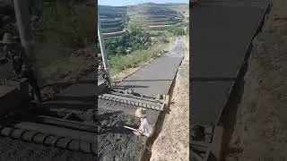 Extreme Fast Concrete Paving Machine Working #shorts #machine