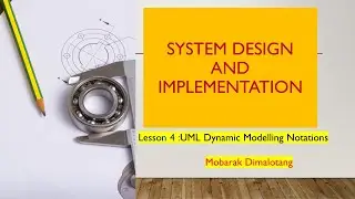 UML - Dynamic Modelling Notations
