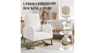 The IDEALHOUSE Rocking Chair Review: Comfort, Style & Support for Your Baby&rsquo;s Room.