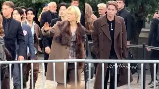 Enhypen Leaving The Prada SS26 Show Venue At Milan Fashion Week 