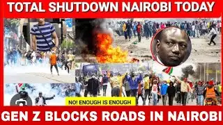 Uui!Kenya is burning❗ANGRY 2M GEN Z PROTESTS TODAY IN NAIROBI OVER RUTO'S NEW SIGNED LAWS~CHAS ERUPT
