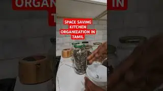 🤯 SPACE SAVING KITCHEN ORGANIZATION IN TAMIL  #shortstamil #usatamilvlog #tamil #dailydoseofvishnu