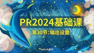 30  PR2024教程 输出设置