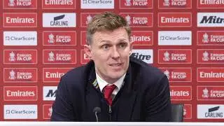 Fletcher on Manchester Utd cup exit and his future as head coach