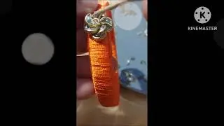 Handmade silkthread kundan stones 3D rose 🌹 bangles making 