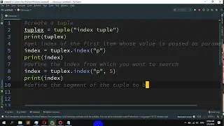 How to to find the index of an item of a tuple in Python