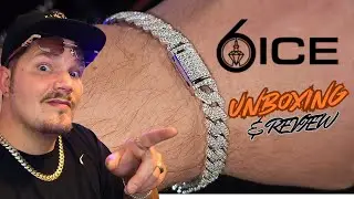 Обзор 6ICE | Распаковка браслета с кубинскими звеньями из муассанита диаметром 8 мм