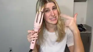 Automatic Curling Iron, Anti Tangle Rotating Curling Wand for Hair Styling Review