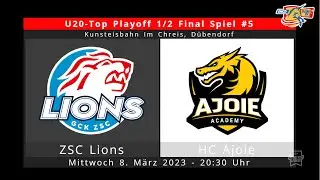 U20-Top : ZSC Lions - HC Ajoie 1/2 Final Spiel  #5